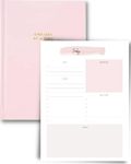 Lamare Undated Daily Planner – Productivity Planner Notebook with Goal Setting, Habit Tracker, Inspirational Quotes – To Do List Notebook for Work