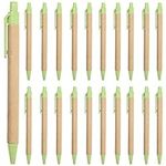 Simply Genius (20 Pack Eco Friendly Pens Medium Point Black Ink Click Pens for Journaling Writing Office Supplies Pens Eco Friendly Products