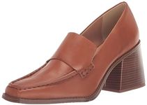 Vince Camuto Women's Footwear Segellis Stacked Heel Loafer Clog, Golden Walnut, 11