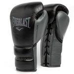 Everlast Powerlock 2 Pro Laced Training Gloves - Black - 12 oz