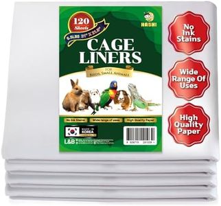 HA SHI Bird Cage Liner - 120 Acid-Free Newsprint Sheets, 31" x 21.5", 5.5 lb - Perfect for Packing, Pet Cages, Non-Toxic & Safe for Birds, Ideal for Crafts, Shipping, Moving