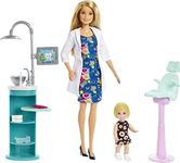 Barbie FXP16 Dentist Doll & Playset, Multi-Coloured, 32.6 cm*6.1 cm*12.7 cm