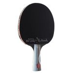 JOOLA Infinity Edge - Tournament Performance Ping Pong Paddle w/ Pro Carbon Technology - Black Rubber on Both Sides - Competition Ready - Table Tennis Racket for Advanced Training - Designed for Speed