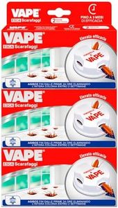 Vape Esca Scarafaggi Esche Insetticide Disinfestazione Blatte Cimici e Scarafaggi Efficacia 3 Mesi - 6 Esche
