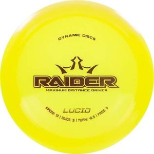 Dynamic Discs Lucid Raider Distance Driver Golf Disc [Colors May Vary] - 165-169g