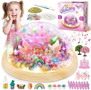 Gralal Cadeau Fille 3-10 Ans, Activites Manuelles pour Enfants Licorne Jouet Fille 3-10 Ans Bricolage Veilleuse Licorne Enfant Jeux Fille 3-10 Ans Loisirs Créatifs Fille Cadeau Anniversaire Fille