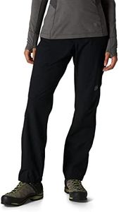 Mountain Hardwear Women's Standard Stretch Ozonic Pant, Black, Medium