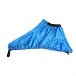 Kayak Deck Cover Skirt, Premium Waterproof Kayak Canoe Boat Spraydeck Spray Deck Skirt Cockpit Cover（Blue XL）