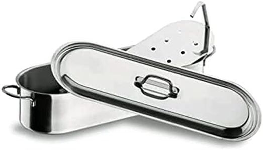 Lacor-50445-FISH KETTEL with Grill 50 CMS.