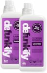 Defunkify Laundry Detergent Liquid | Laundry Soap w/Odor Crushing & Stain Removing Power | Cleaning Supplies | EPA Safer Choice, 87% BioBased - 124 Loads (2-Pack of 62 Load Bottles) (Lavender)