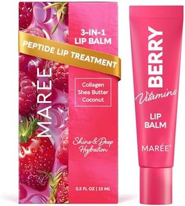 MAREE Lip Moisturizer - Lip Balm Hydrating - Moisturizing Lips Butter Balm Summer Essentials - Peptide Lip Treatment - Lipbalm Moisturizer for Very Dry Lips Care - Balsamo Labial Hidratante de Labios