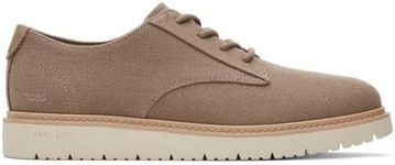 TOMS Men's Navi TRVL LITE Oxford, Dune Heritage Canvas, 7.5 UK