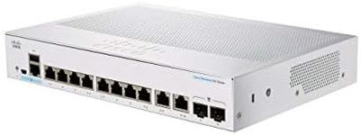 Cisco Business CBS250-8T-E-2G Smart Switch | 8 Port GE Ext PS | 2x1G Combo | Limited Lifetime Protection (CBS250-8T-E-2G)