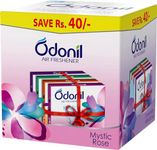 Odonil Bathroom Air Freshener Blocks Mixed Fragrances - 192g (48g, Pack of 4) pack of 48