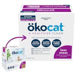 Healthy Pet ökocat Natural Wood Cat Litter, 13.5-Pound, Clumping for Long Hair Breeds