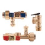 Watts LFTV15PRC 3/4 Tankless Water Heater Valve Set with Relief Valve, 3/4"