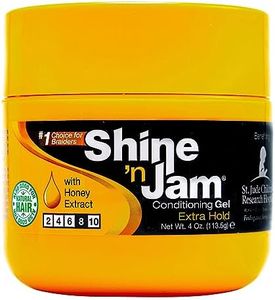 Ampro Extra Hold Shine'N Jam Conditioning Gel, 4 Ounce