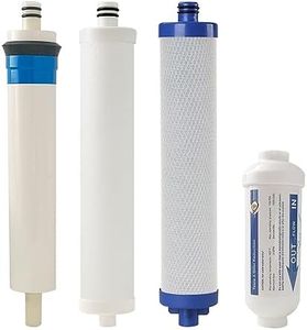 WUHUFILTRA Culligan Compatible Full Replacement Filter Set With Membrane for AC-30 Reverse Osmosis System