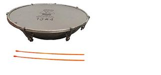 Ultimate Steel Dhol Tasha Drum 14 inch (13x4) with Stick