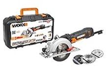 WORX WX439 500W 120mm Black and Orange Worxsaw Compact Circular Saw