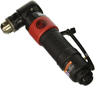 Chicago Pneumatic CP879C - Air Power Drill, Hand Drill, Power Tools & Home Improvement, 3/8 Inch (10 mm), Keyed Chuck, Angle Handle, 0.35 HP / 260 W, Stall Torque 3.2 ft. lbf / 4.4 NM - 2000 RPM