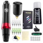 Dragonhawk Mast Pen Rotary Tattoo Machine 40pcs Mast Cartridges Professional Disposable Cartridges for Tattoo Artists Gift Box 102DIY