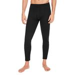 SIMIYA Thermal Underwear Mens Long Johns Bottoms Fleece Lined Base Layer Stretch Thermals Leggings-1pc Black-L