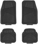 Amazon Basics 4 Piece Heavy Duty Floor Mat, Black