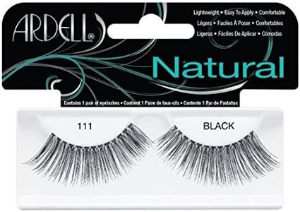 Ardell Natural Lashes 111 – Lightweight, Easy-to-Apply False Eyelashes, Natural Look Strip Lashes, Pack of 4