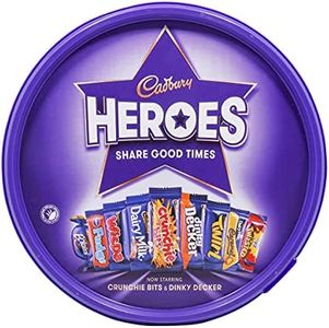 Cadbury Heroes Tub 550g Chocolate Candy Bar