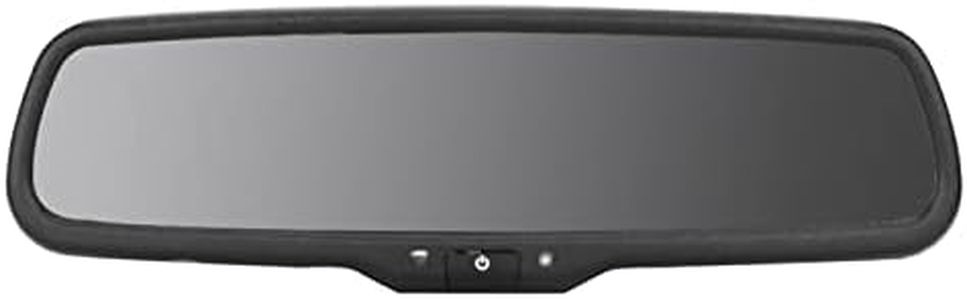 Car Rear View Monitor, 4.3inch Car Rearview Mirror Auto Dimming Monitor With Bracket Black