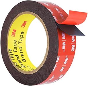 Double Sided Tape Heavy Duty, Adhesive Mounting Tape Waterproof, 16.4 FT x 0.94 IN, Strong Foam Tape for Walls, Automotive, Home Office Decor, Made of 3M VHB Tape (Pack of 1)