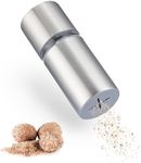 Zolmer® Nutmeg Grinder Mill with Storage Container | Extra Sharp Grinder for Finest Nutmeg Powder | Stainless Steel Nutmeg Mill for Nutmegs | Nutmeg Grater