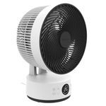 MeacoFan Sefte® Table Fan - 10” Air Circulator with 12 Speeds - Horizontal and Vertical Oscillation - 3 Oscillating Ranges - Ultra-Quiet, Remote Controlled Cooling