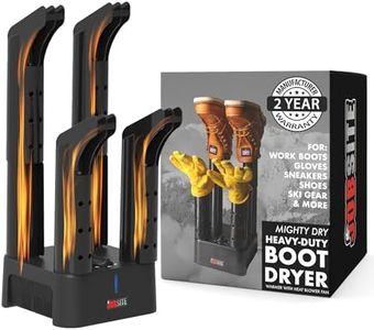 JobSite Boot Dryer - Mighty Dry Boot Dryer with Heat Blower Fan - Fast Glove & Shoe Dryer - Helps Reduce Odor