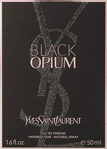 Yves Saint Laurent Eau De Parfum Spray for Women, Black Opium, 1.6 Ounce