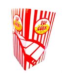 LUDALY Striped Paper Popcorn Holders Red & White - Pack of 10 PC