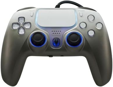 NBCP PS5 Wired Controller with Turbo, Hall Effect Triggers, Dual Vibration, 3.5mm Audio Jack Gamepad for PS5/PS4/PC/Steam Gaming