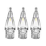 Aircawin Metal Pencil Tips Replacment for Apple Pencil 2nd&1st Generation,Apple Pencil Tips Clear,Penlike Metal Nib Wear-Resistant Pen Needle Stylus Tip Acceossries,Fine Ponit Precise Control-[3 Pack]