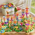 TEMI 224 PCS Flower Garden Building