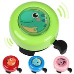 VICTGOAL Bike Bell for Kids with Loud Clear Sound, Bicycle Bell Scooter Bike Horn Ringtone Alert ycling for Toddler Children Boys Girls (Green)