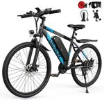 VARUN Electric Bikes for Adults, 27.5" Electric Mountain Bike with 48V 624Wh Battery, 55Nm 250W Motor, LCD Display, 5 Riding Mode, M27-1 E-Bike with 21 Speed Gear, Mileage up to 100KM