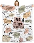 Lebsitey New Mom Blanket Gifts for Women 60”X50”, Daily Affirmations Mother Throw Blanket, New Mom Gifts for Mom, Wife, Sister, Friends (New Mom Blanket)