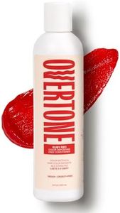 Overtone Daily Color Depositing Conditioner: 8oz Temporary Coloring Conditioner with Shea Butter & Coconut Oil, Refresh Color & Prevent Fading, Vegan & Cruelty-Free, Extreme Red is Ruby Red