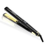 Dorisilk Flat Iron Hair Straightener，Titanium Hair Straightener for Achieve a Silky Result，1 Inch Hair Straightener and Curler 2 in 1，Fer Plat Professionnel Dual Voltage