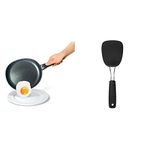 Starfrit 23cm (9") Non-Stick Breakfast Pan + OXO Good Grips Flex Turner