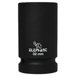 Elephant Metal 1" Square Drive 6-Point Std Impact Sockets Size 32Mm, Length 90Mm