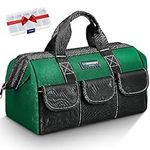 WINHUNT Tool bag 15 inches, 37 x 21 x 26 cm, compact bag for tools made of durable 1680 denier nylon, ideal for DIY enthusiasts and craftsmen - tool bags WH058 (15 inches)