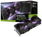 PNY Carte Graphique Nvidia GeForce RTX 4070 Ti XLR8 Gaming Verto TF OC 12Go, (VCG4070T12TFXXPB1-O)