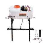 VEVOR ATV Spot Sprayer, 15.9 Gal/60 L ATV/UTV Broadcast Sprayer with A Nozzle Boom, 12 V Pump Weed Sprayer with Water Tank, 1.9 GPM Flow Rate, Adjustable 0-72 PSI, 20FT Hose, White